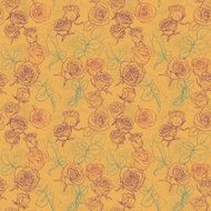 Seamless pattern with roses N119