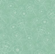 Seamless pattern of flowers N45