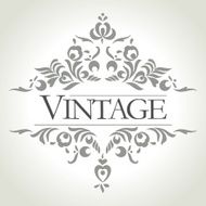 vector vintage frame N22
