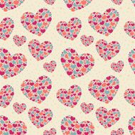 Valentine seamless pattern with hearts N10