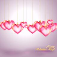 Valentine background with hearts N7