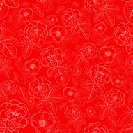 Seamless pattern of flowers N49