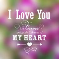 Happy Valentines Typography Background N2