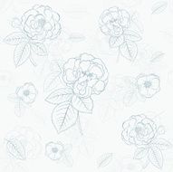 Seamless pattern of flowers N50