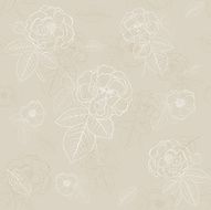 Seamless pattern of flowers N51