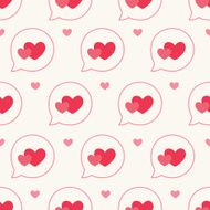 Seamless pattern with hearts N110