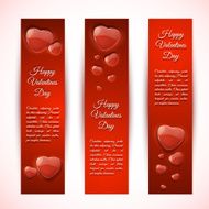 Valentine's Day Cards Banners set Design concept N22