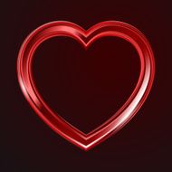Abstract shiny heart&#039;s shape N3