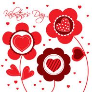 valentine and flowers