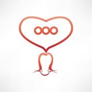 loves to chat vector icon