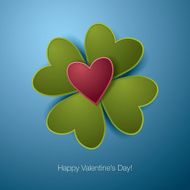 Valentine&#039;s Four Leaf Clover