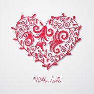 Abstract background with heart N13