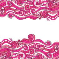 Abstract invitation card Template frame design N5