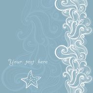 Abstract invitation card Template frame design N10