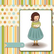 young girl with she special gift