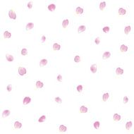 pink rose petals shaped heart