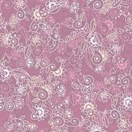 Seamless romantic elegant floral background N2