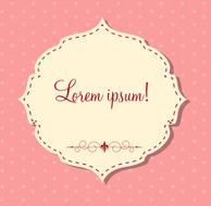 Gift Card with Ribbons Design Elements Vector Illustration N3