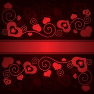 Valentine&#039;s day background with hearts N47