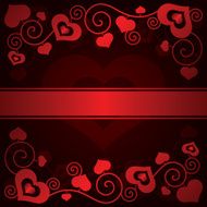 Valentine&#039;s day background with hearts N48