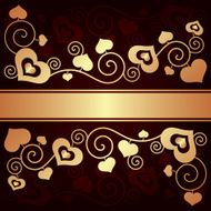 Valentine&#039;s day background with hearts N49