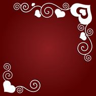 Valentine&#039;s day background with hearts N51