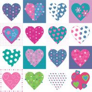 lovely hearts collection background N2