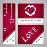 Banners for St Valentine&#039;s Day N2