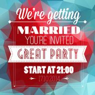 wedding invitation N160