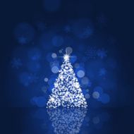Xmas Tree and Bokeh Lights