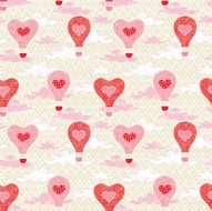 Romantic seamless pattern Valentine background N10