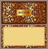 Horizontal luxury invitation N5