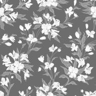 Stylish vintage floral seamless pattern N7