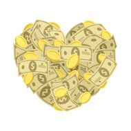 Money heart