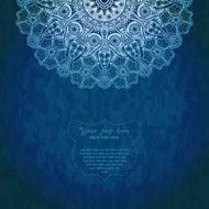 Vintage invitation decoration on grunge background N7