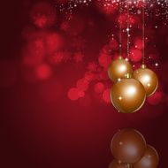 Xmas Dark Red Background