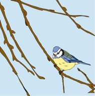 Little birds sing songs Seamless texture N3