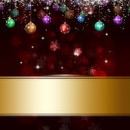 Xmas Drak Red Background