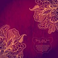 Vintage invitation card on grunge background N14