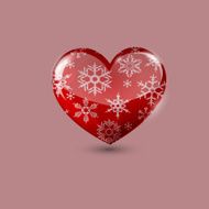 Snowflakes and Heart