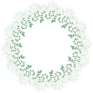 wreath of plants