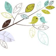 Bird On Branch N6