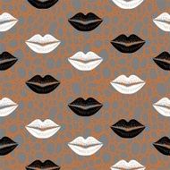 Lips Seamless Pattern N2