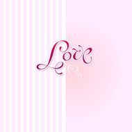 love card design vector illustration