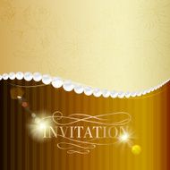 Jewelry invitation card N4