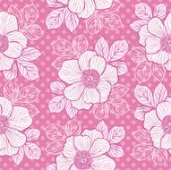 Seamless pattern with peony N6