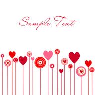 Cute vector valentine background N5