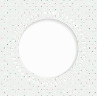Frame on the paper background N7