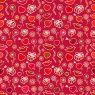 valentine&#039;s day seamless pattern N14