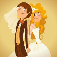 Wedding Bride and groom